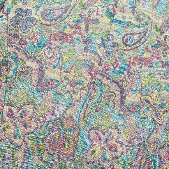 Vintage Dana Buchanan jacket - shimmery and floral pattern - never been worn - Picture 5 of 7